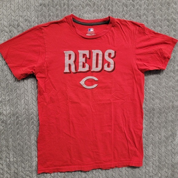 Cincinnati Reds T-Shirt Mens Size Medium Red Baseball MLB Genuine Merchandise - Picture 1 of 7